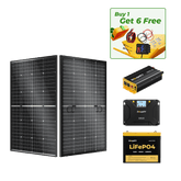 BougeRV 12V 200 Watt Rigid Solar System Kit