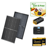BougeRV 12V 400 Watt Rigid Solar System Kit