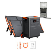 Jackery HomePower 3600 Plus 3584Wh Solar Generator with 2x 200W Solar Panel + Manual Transfer Switch