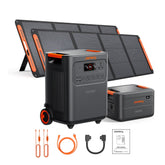 Jackery HomePower 3600 Plus 7.2kWh 3600W Portable Power Station with Expansion Battery + 2x 200W Solar Panel