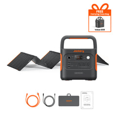 Jackery Explorer 2000 V2 Solar Generator with SolarSaga 500X Solar Panel