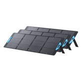 3x Anker SOLIX PS400 400W Solar Panels