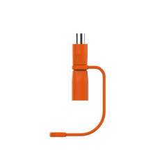 Jackery Orange Fireproof Abrasion-Resistant DC7909 to DC8020 PVC Adapter