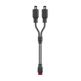 Jackery Anderson Black 7.5" Y Parellel Connector & Extension Cable 10 Ft