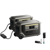 Anker SOLIX F3000 Portable Power Station x2 + Double Power Hub + Power Saver Kits