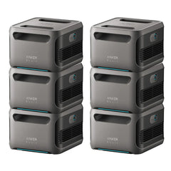 6× Anker SOLIX BP3800 Expansion Battery | For SOLIX F3800 & F3800 Plus