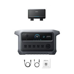 Anker SOLIX C2000 Gen2 Portable Power Station + Car Alternator Charger