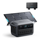 Anker SOLIX C2000 Gen 2 Portable Power Station + 400W Solar Panel + Car Alternator Charger