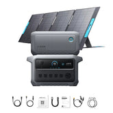 Anker SOLIX C2000 Gen2 Portable Power Station + BP2000 Expansion Battery Gen 2 + 400W Solar Panel