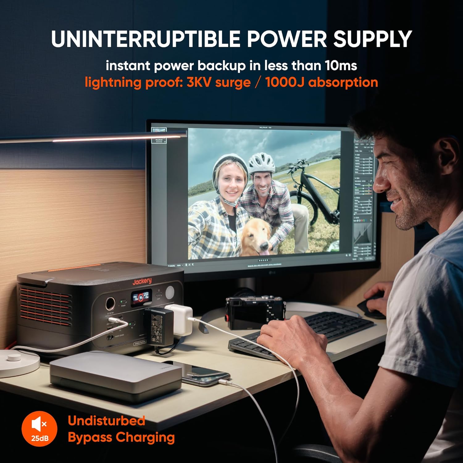 Jackery Explorer 500 v2 Black 512Wh Lightweight Portable Power Station