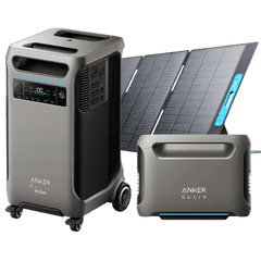 Anker SOLIX F3800 Plus + Extra Battery + 400W Solar Panel
