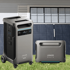 Anker SOLIX F3800 Plus + Extra Battery + 400W Solar Panel
