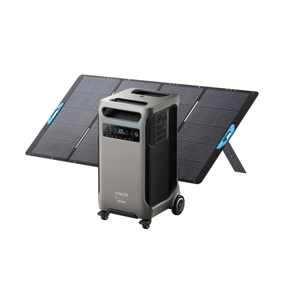 Anker SOLIX F3800 Plus + Extra Battery + 400W Solar Panel