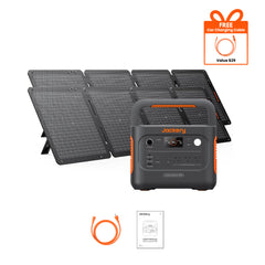 Jackery Explorer 1000 V2 Solar Generator with 2x SolarSaga 100W Air Solar Panel