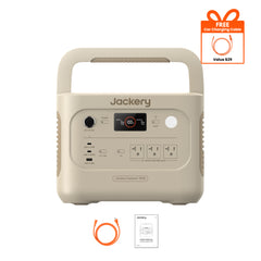 Jackery Explorer 1000 V2 Portable Power Station Dune White - 1070Wh Capacity | 1500W