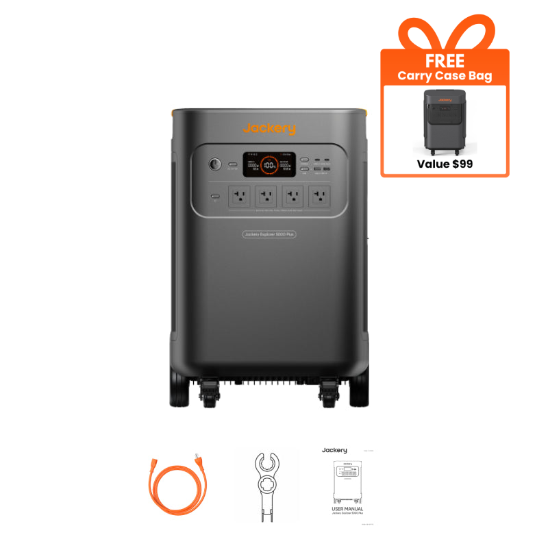 Jackery Explorer 5000 Plus Home Backup Power Station - 5040Wh Capacity | 7200W