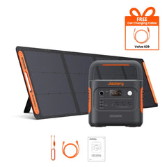 Jackery Explorer 2000 V2 Solar Generator with SolarSaga 200W Solar Panel