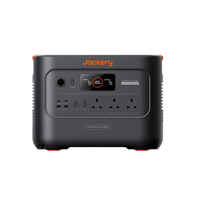 Jackery HomePower 3000 3072Wh Solar Generator with 2x SolarSaga 200W Solar Panel