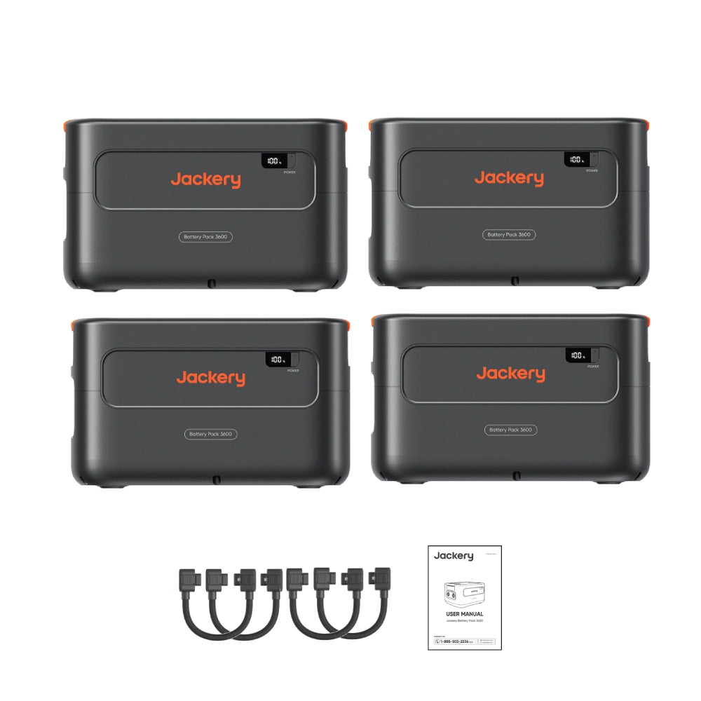 Jackery Battery Pack 3600 | 3584Wh Expandable Battery For Jackery HomePower 3600 Plus