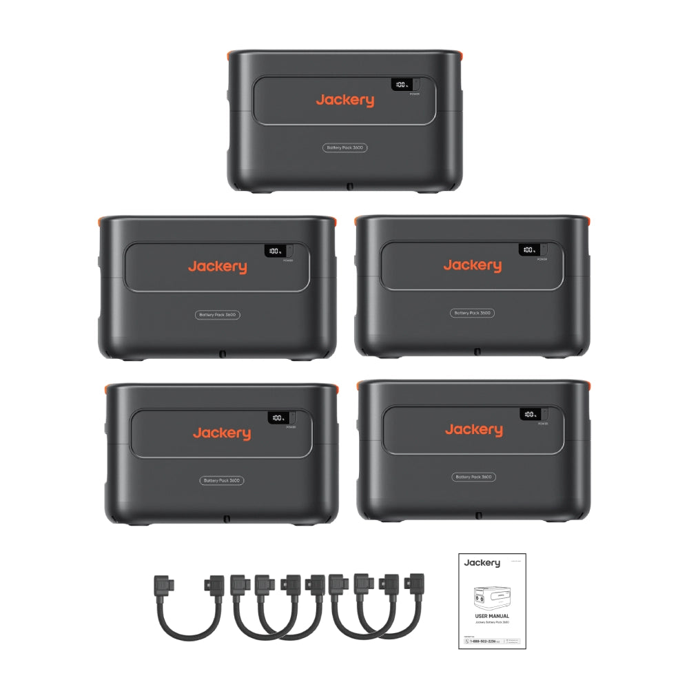 Jackery Battery Pack 3600 | 3584Wh Expandable Battery For Jackery HomePower 3600 Plus