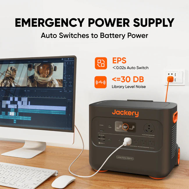 Jackery Explorer 2000 Plus Portable Power Station - 2042Wh Capacity | 3000W