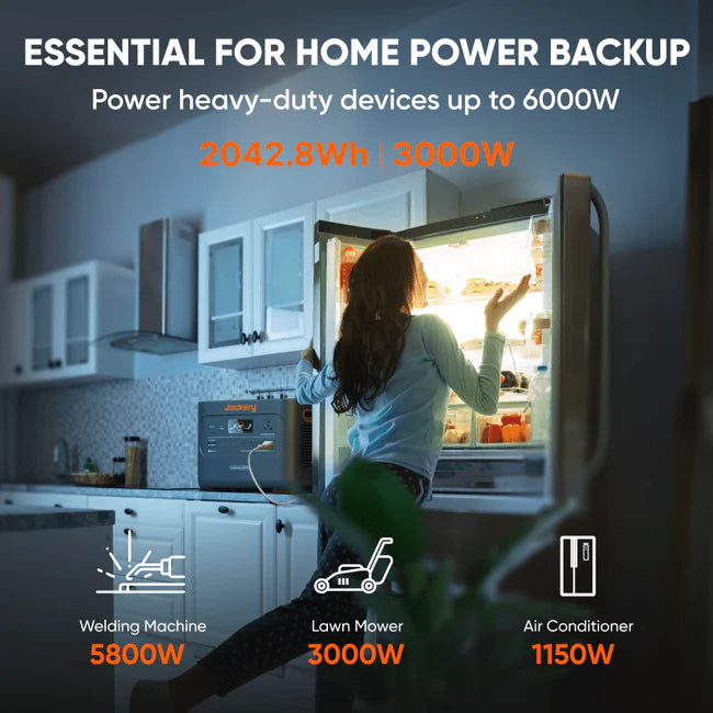 Jackery Explorer 2000 Plus Portable Power Station - 2042Wh Capacity | 3000W