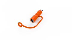 Jackery Orange Fireproof Abrasion-Resistant DC8020 to DC7909 PVC Adapter