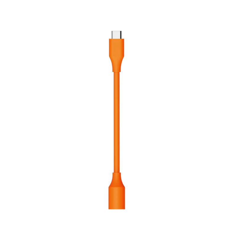 Jackery Orange 100V UV Resistent DC8020 to USB-C Adapter  For 100 Plus Series