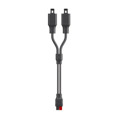 Jackery Anderson Black 7.5" Y Parellel Connector & Extension Cable 10 Ft
