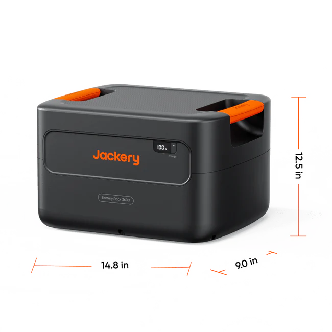 Jackery Battery Pack 3600 | 3584Wh Expandable Battery For Jackery HomePower 3600 Plus