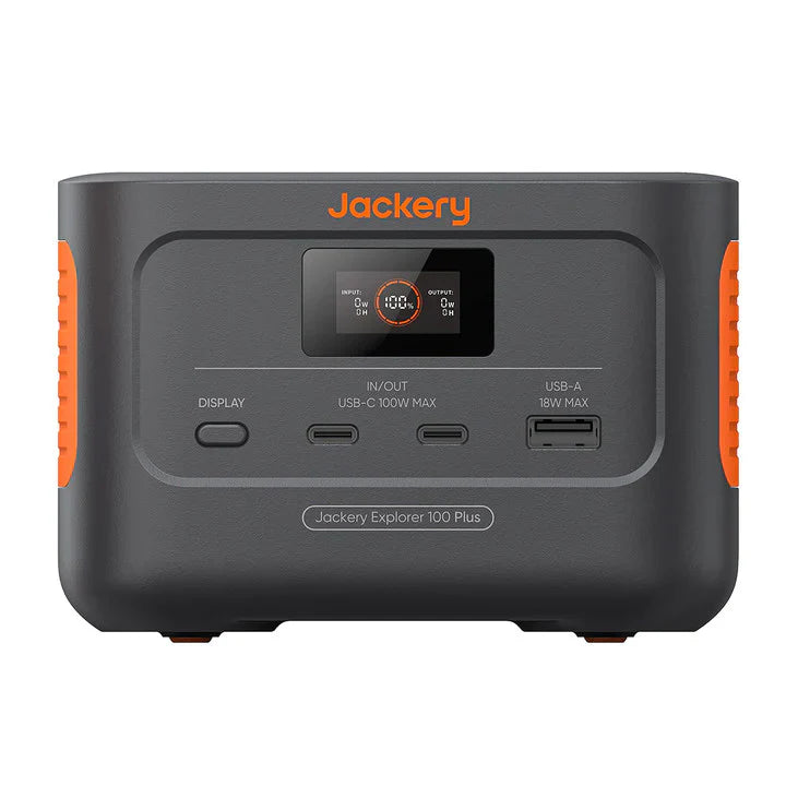 Jackery Explorer 100 Plus Portable Power Station with Mini Carrying Bag - 99Wh Capacity | 128W