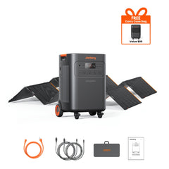 Jackery Explorer 5000 Plus Solar Generator with 2x SolarSaga 500X Solar Panel