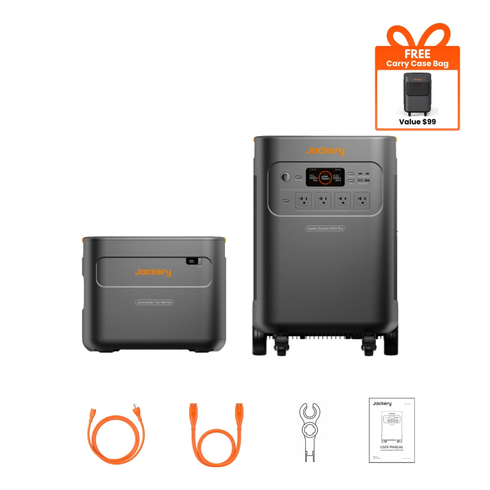 Jackery Explorer 5000 Plus 5040Wh 7200W Power Station with Expansion Battery Pack