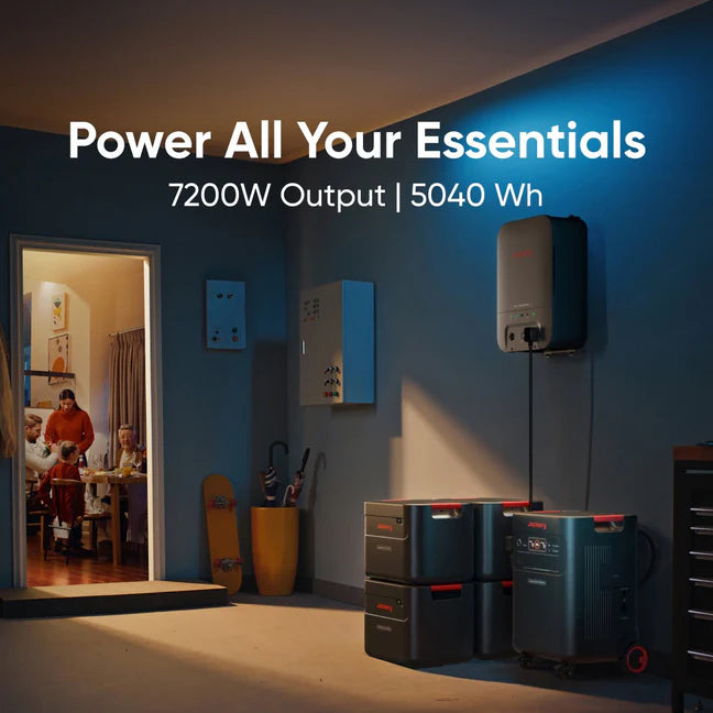Jackery Explorer 5000 Plus Home Backup Power Station - 5040Wh Capacity | 7200W
