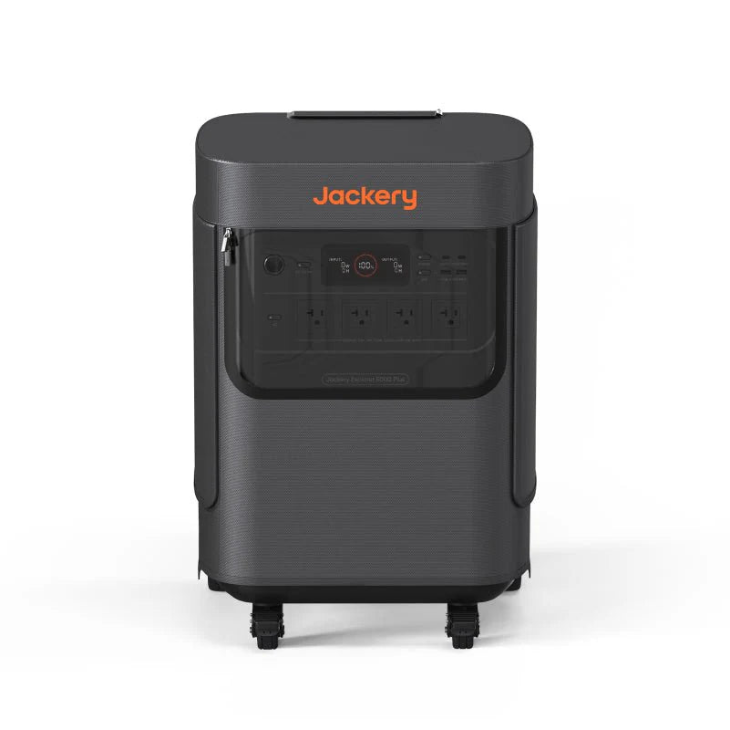 Jackery Explorer 5000 Plus Protective Cover | Water Resistant | Dust Proof | Dual Side Openings | IPX4 Rating