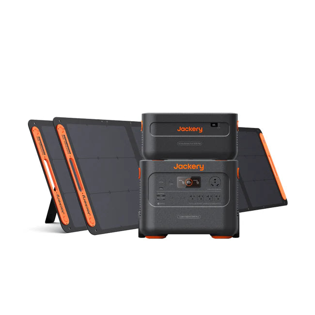 Jackery Explorer 2000 Plus Solar Generator Kit with Battery Pack + 2x 200W Solar Panel