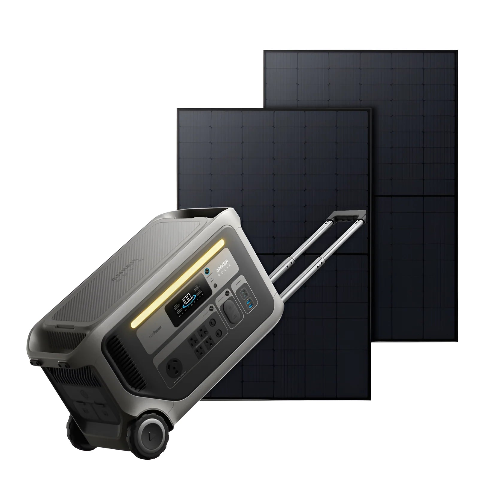 Anker SOLIX F3000 Portable Power Station + 2 x 440W Rigid Solar Panel + Power Saver Kit