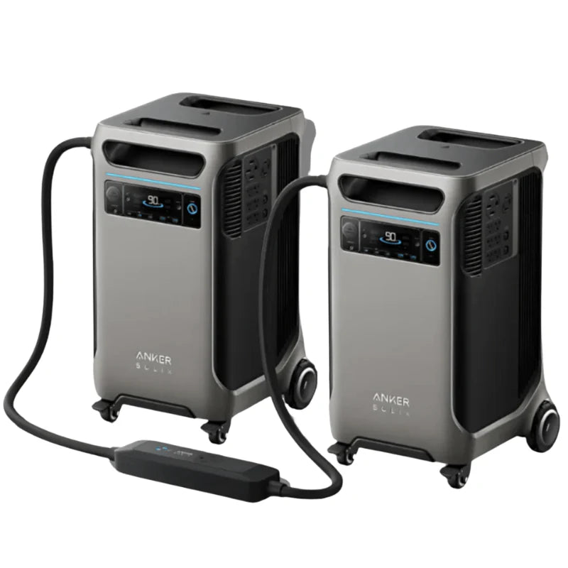 2× Anker SOLIX F3800 Plus + Double Power Hub