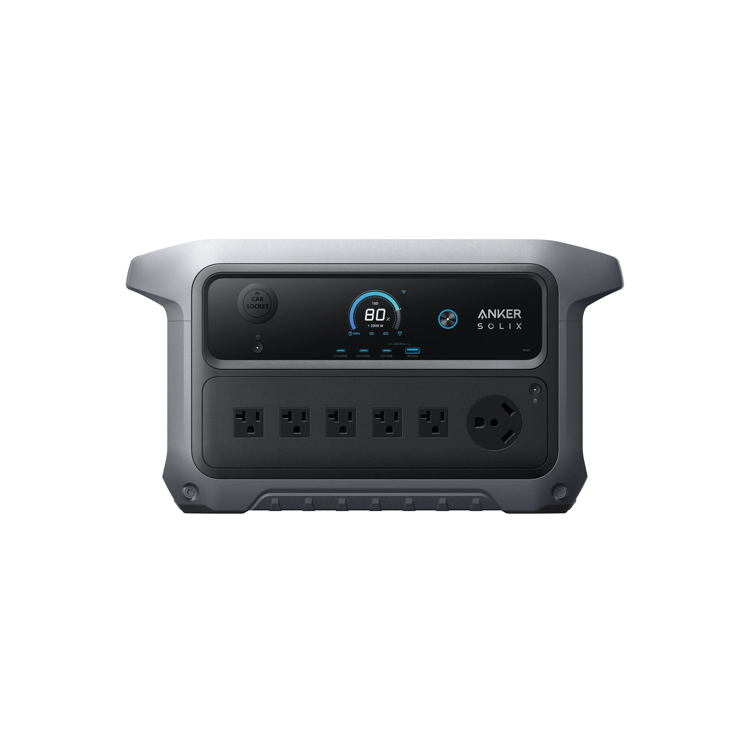Anker SOLIX C2000 Gen2 Portable Power Station + BP2000 Expansion Battery Gen 2 + 400W Solar Panel