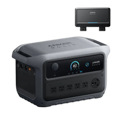 Anker SOLIX C2000 Gen 2 Portable Power Station + 400W Solar Panel + Car Alternator Charger