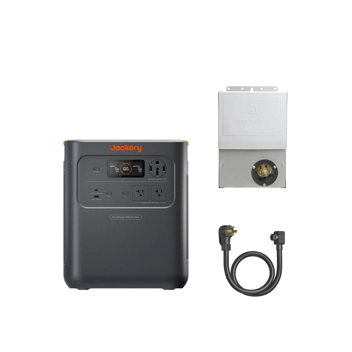 Jackery HomePower 3600 Pro Max + MTS + 40A Charging