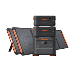 Jackery Explorer 2000 Plus Solar Generator with 2x Battery Pack + 2x 200W Solar Panel