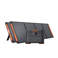 Jackery Explorer 2000 Plus Heavy-Duty Solar Generator with 2x SolarSaga 200W Solar Panel
