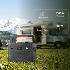 Jackery HomePower 2000 Plus v2 2048Wh Power Station with SolarSaga 500W Solar Panel
